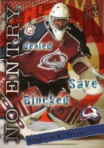 #377 Patrick Roy - Colorado Avalanche - 1995-96 Ultra Hockey