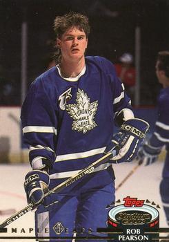#377 Rob Pearson - Toronto Maple Leafs - 1992-93 Stadium Club Hockey