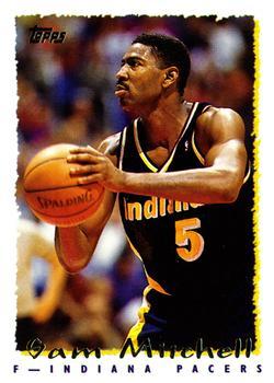 #377 Sam Mitchell - Indiana Pacers - 1994-95 Topps Basketball