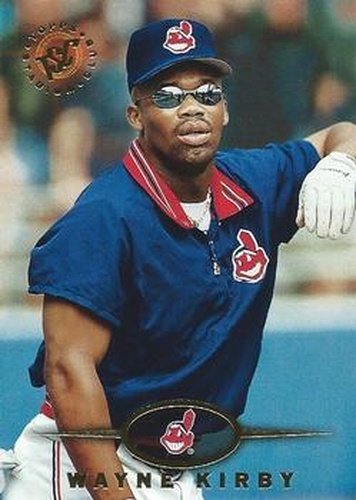 #377 Wayne Kirby - Cleveland Indians - 1995 Stadium Club Baseball