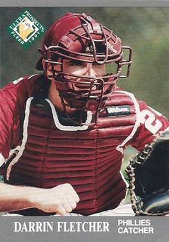 #377 Darrin Fletcher - Philadelphia Phillies - 1991 Ultra Baseball