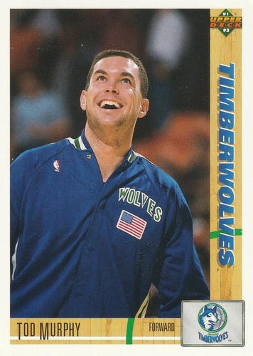 #377 Tod Murphy - Minnesota Timberwolves - 1991-92 Upper Deck Basketball