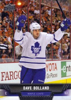 #377 Dave Bolland - Toronto Maple Leafs - 2013-14 Upper Deck Hockey