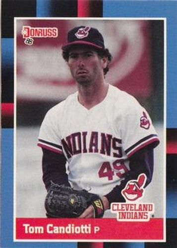 #377 Tom Candiotti - Cleveland Indians - 1988 Donruss Baseball