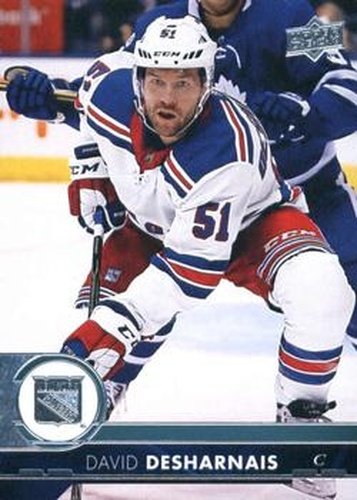 #377 David Desharnais - New York Rangers - 2017-18 Upper Deck Hockey