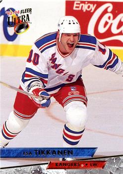 #377 Esa Tikkanen - New York Rangers - 1993-94 Ultra Hockey