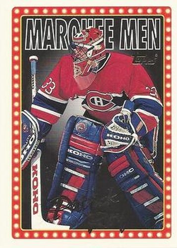 #377 Patrick Roy - Montreal Canadiens - 1995-96 Topps Hockey