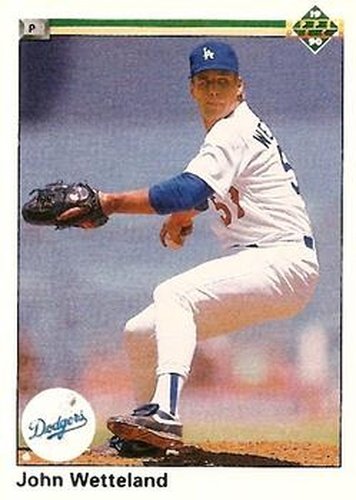 #377 John Wetteland - Los Angeles Dodgers - 1990 Upper Deck Baseball