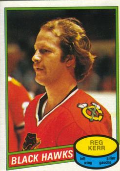 #377 Reg Kerr - Chicago Blackhawks - 1980-81 O-Pee-Chee Hockey