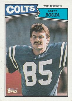 #377 Matt Bouza - Indianapolis Colts - 1987 Topps Football