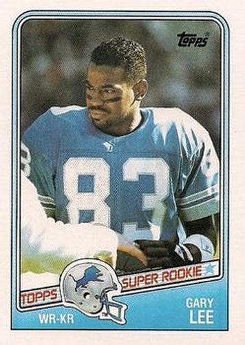 #377 Gary Lee - Detroit Lions - 1988 Topps Football