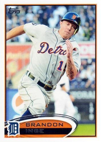 #377 Brandon Inge - Detroit Tigers - 2012 Topps Baseball