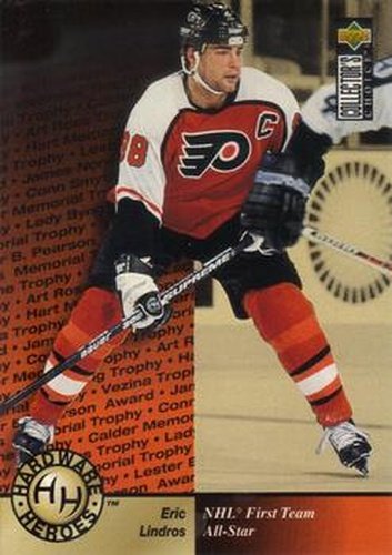 #377 Eric Lindros - Philadelphia Flyers - 1995-96 Collector's Choice Hockey
