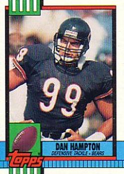 #377 Dan Hampton - Chicago Bears - 1990 Topps Football