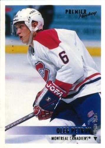 #377 Oleg Petrov - Montreal Canadiens - 1994-95 O-Pee-Chee Premier Hockey