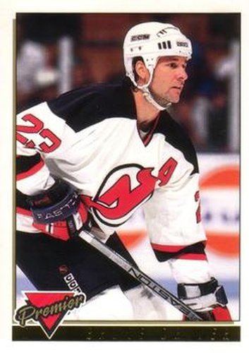 #377 Bruce Driver - New Jersey Devils - 1993-94 O-Pee-Chee Premier Hockey - Gold