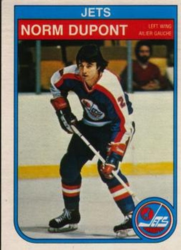 #378 Norm Dupont - Winnipeg Jets - 1982-83 O-Pee-Chee Hockey