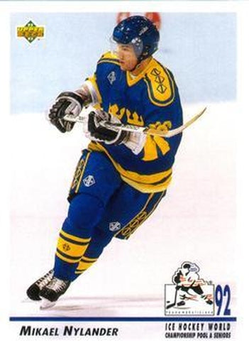 #378 Michael Nylander - Sweden - 1992-93 Upper Deck Hockey