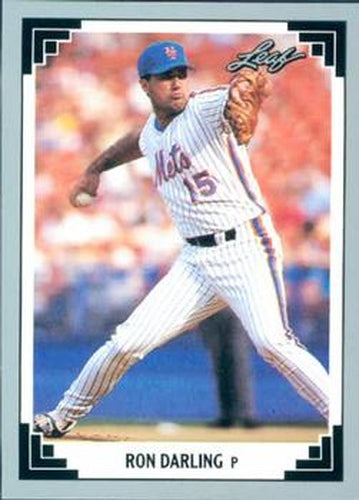 #378 Ron Darling - New York Mets - 1991 Leaf Baseball
