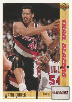 #378 Wayne Cooper - Portland Trail Blazers - 1991-92 Upper Deck Basketball