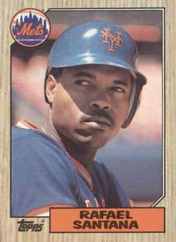 #378 Rafael Santana - New York Mets - 1987 Topps Baseball