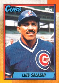 #378 Luis Salazar - Chicago Cubs - 1990 O-Pee-Chee Baseball