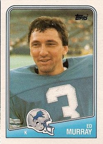 #378 Ed Murray - Detroit Lions - 1988 Topps Football