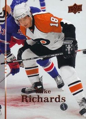 #378 Mike Richards - Philadelphia Flyers - 2007-08 Upper Deck Hockey