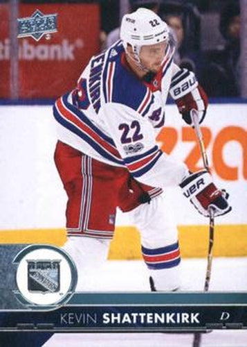 #378 Kevin Shattenkirk - New York Rangers - 2017-18 Upper Deck Hockey