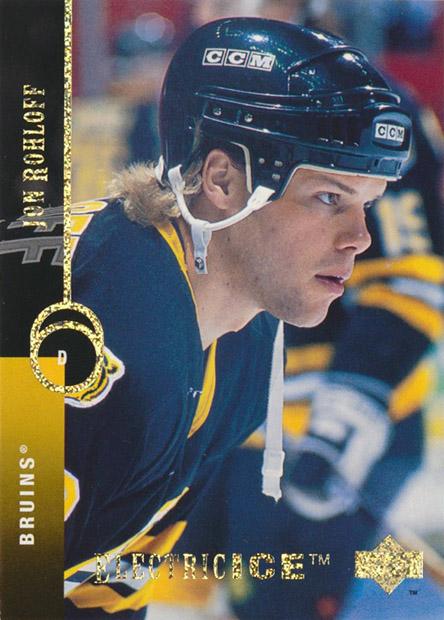 #378 Jon Rohloff - Boston Bruins - 1994-95 Upper Deck Hockey - Electric Ice