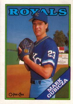 #378 Mark Gubicza - Kansas City Royals - 1988 O-Pee-Chee Baseball
