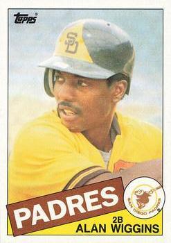 #378 Alan Wiggins - San Diego Padres - 1985 Topps Baseball