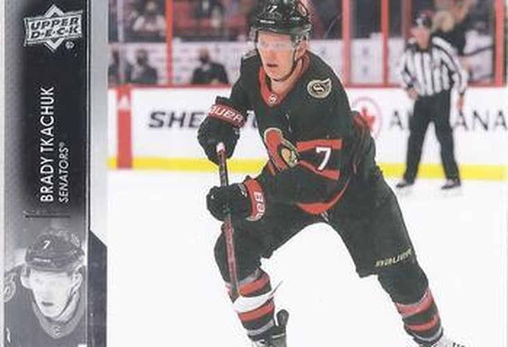 #378 Brady Tkachuk - Ottawa Senators - 2021-22 Upper Deck Hockey