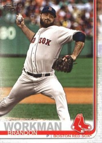 #378 Brandon Workman - Boston Red Sox - 2019 Topps Baseball