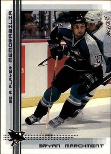 #378 Bryan Marchment - San Jose Sharks - 2000-01 Be a Player Memorabilia Hockey