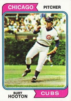 #378 Burt Hooton - Chicago Cubs - 1974 Topps Baseball