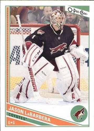 #378 Jason LaBarbera - Phoenix Coyotes - 2013-14 O-Pee-Chee Hockey