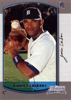 #378 Javier Cardona - Detroit Tigers - 2000 Bowman Baseball