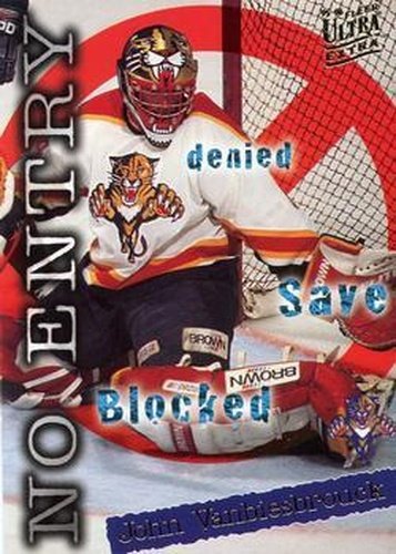 #378 John Vanbiesbrouck - Florida Panthers - 1995-96 Ultra Hockey