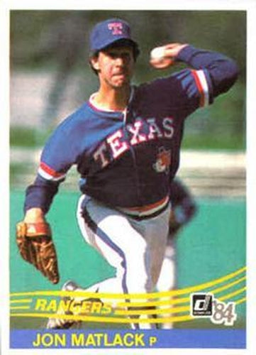 #378 Jon Matlack - Texas Rangers - 1984 Donruss Baseball