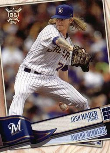 #378 Josh Hader - Milwaukee Brewers - 2019 Topps Big League Baseball