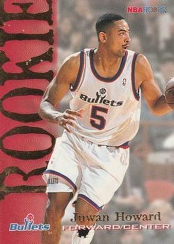 #378 Juwan Howard - Washington Bullets - 1994-95 Hoops Basketball