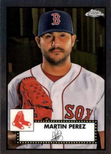 #378 Martin Perez - Boston Red Sox - 2021 Topps Chrome Platinum Anniversary Baseball