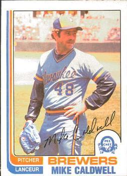 #378 Mike Caldwell - Milwaukee Brewers - 1982 O-Pee-Chee Baseball