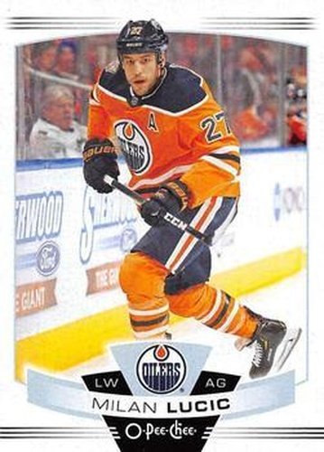 #378 Milan Lucic - Edmonton Oilers - 2019-20 O-Pee-Chee Hockey