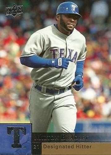 #378 Milton Bradley - Texas Rangers - 2009 Upper Deck Baseball