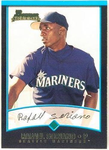 #378 Rafael Soriano - Seattle Mariners - 2001 Bowman Baseball
