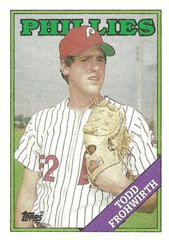 #378 Todd Frohwirth - Philadelphia Phillies - 1988 Topps Baseball