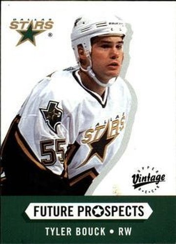 #378 Tyler Bouck - Dallas Stars - 2000-01 Upper Deck Vintage Hockey