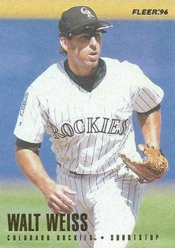 #378 Walt Weiss - Colorado Rockies - 1996 Fleer Baseball